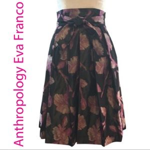 Eva Franco Jacquard Floral Skirt